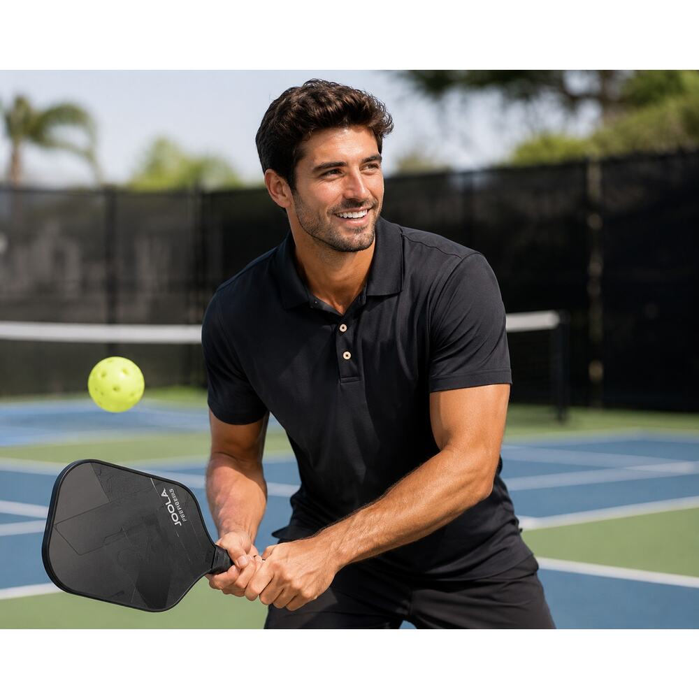 Cubavera Black Ribbed Polo Shirt Large Moisture Wicking Performance Golf Casual